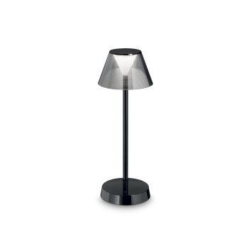 Ideallux LOLITA Lámpara de mesa LED Negro, 1 luz