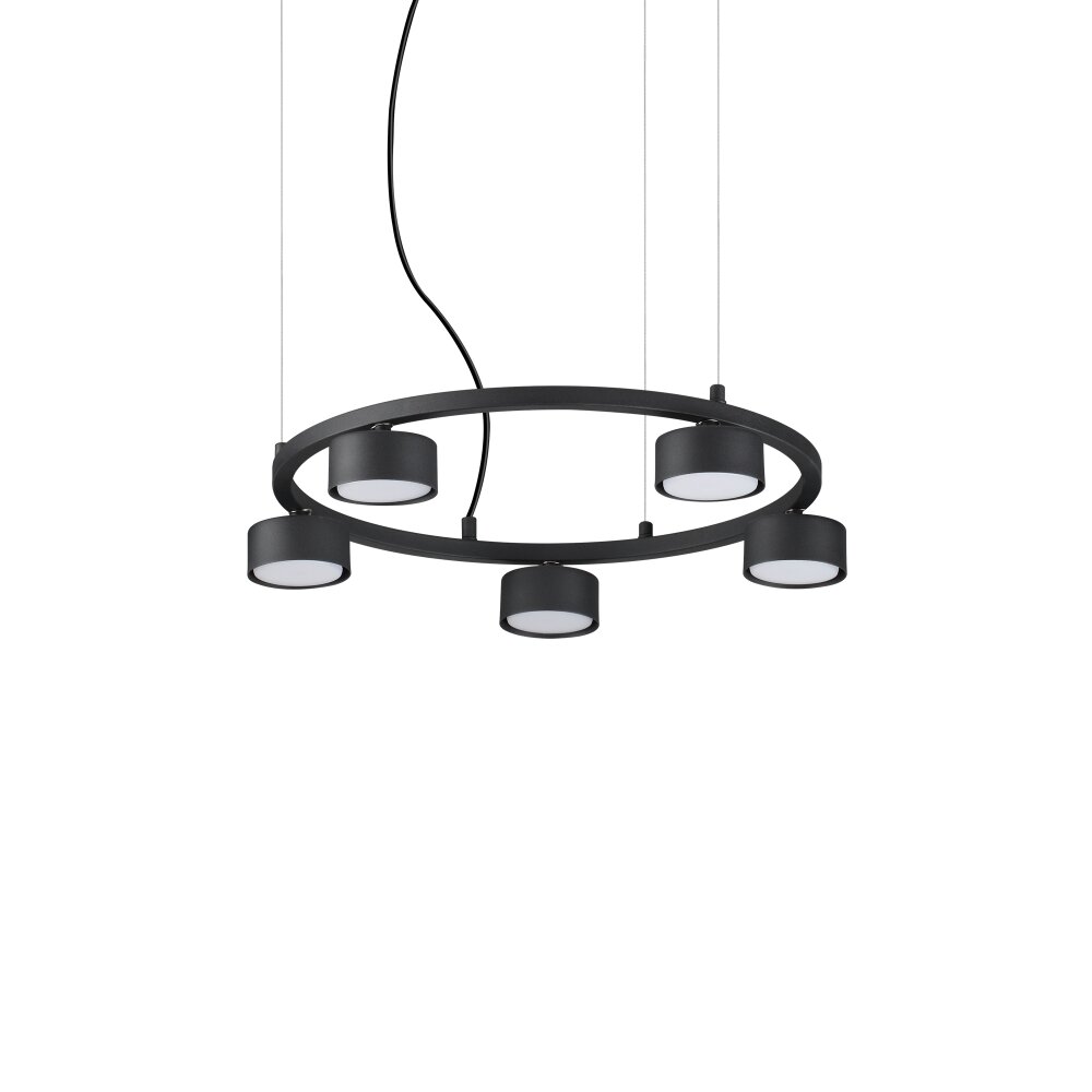 Ideallux MINOR Lámpara Colgante Negro, 5 luces main product photo