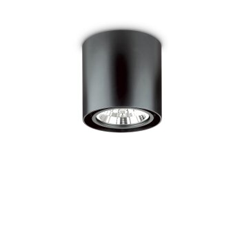 Ideallux MOOD Lámpara de Techo Negro, 1 luz