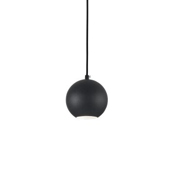 Ideallux MR Lámpara Colgante Negro, 1 luz