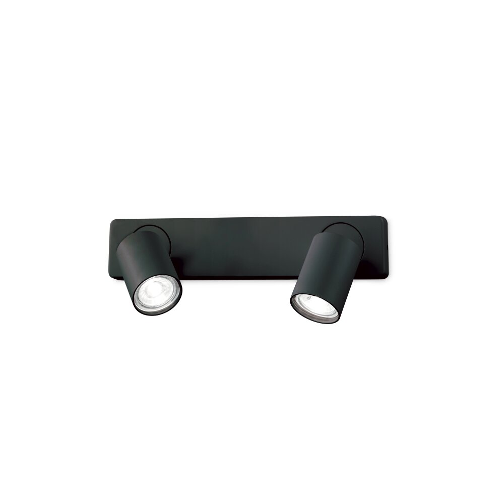 Ideallux RUDY Aplique Negro, 2 luces main product photo