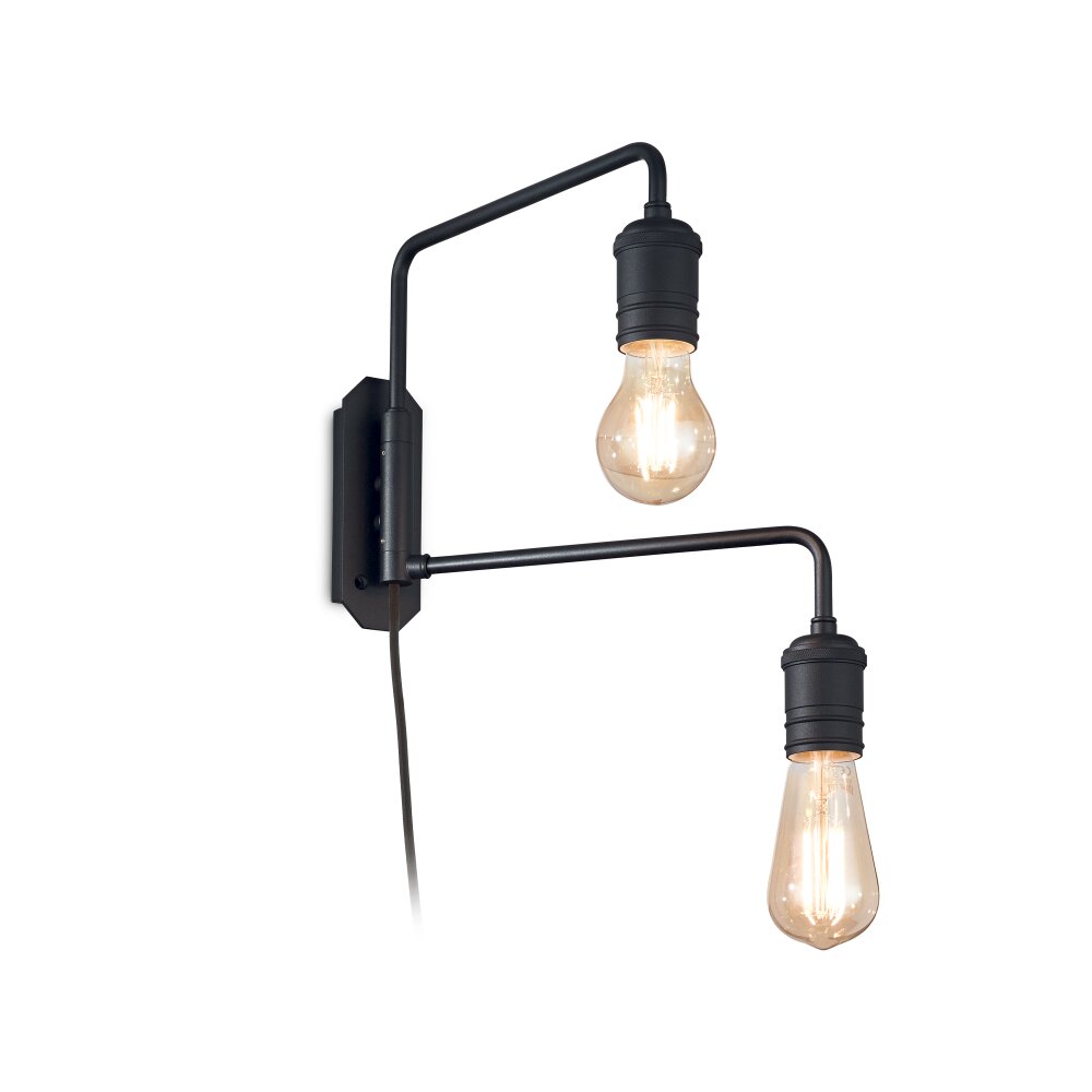 Ideallux TRIUMPH Aplique Negro, 2 luces main product photo