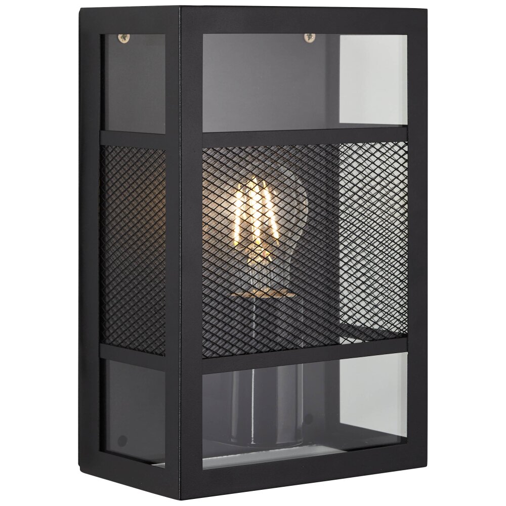 Brilliant Getta Aplique para exterior Negro, 1 luz main product photo