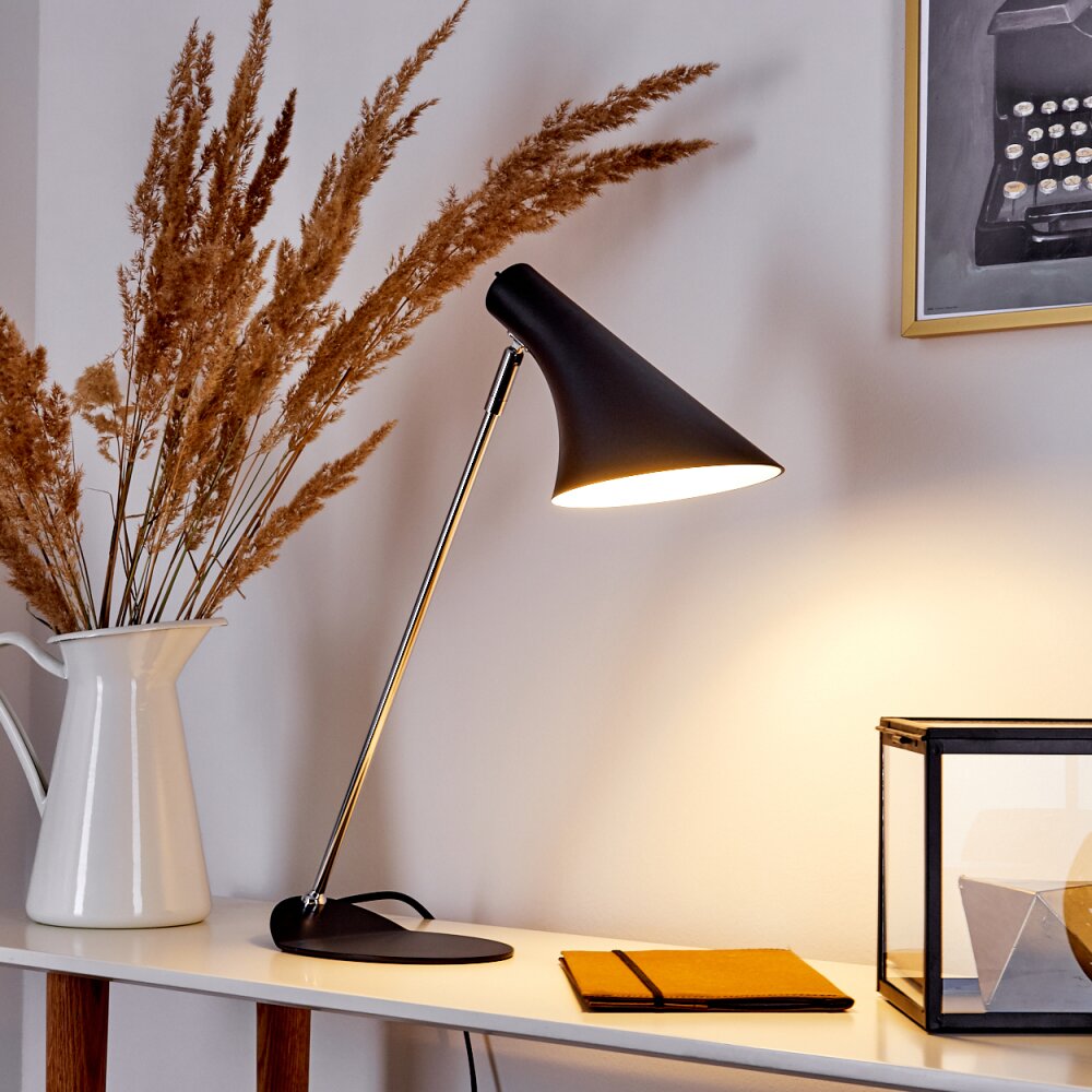 Corralcay Lámpara de mesa Cromo, Negro, 1 luz main product photo