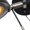 Steinhauer Turound Aplique LED Negro, 1 luz