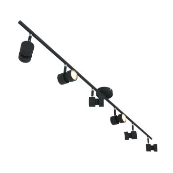 Steinhauer Natasja Lámpara de Techo LED Negro, 6 luces