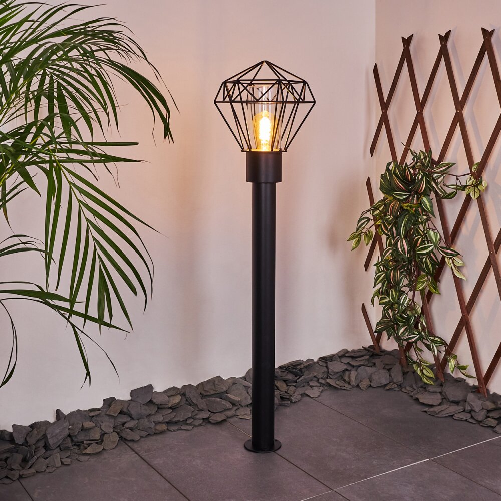 Solda Poste de Jardín Negro, 1 luz main product photo