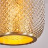 Scone Lámpara Colgante dorado, Latón, 3 luces