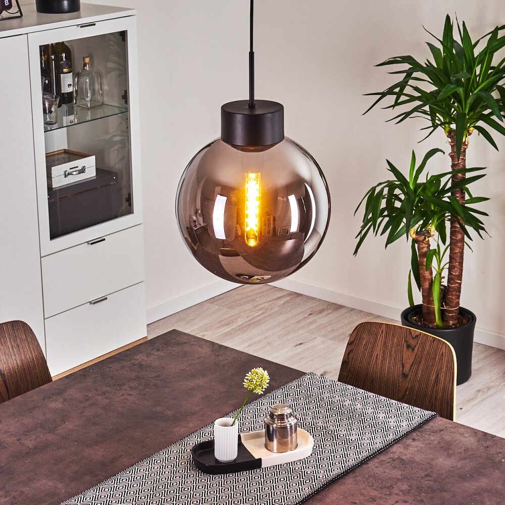Cumuato Lámpara Colgante Negro, 1 luz main product photo