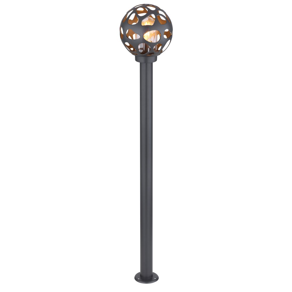 Globo HILARIO Poste de Jardín Antracita, 1 luz main product photo