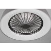 Reality Farsund Ventilador de techo LED Gris, 1 luz, Mando a distancia