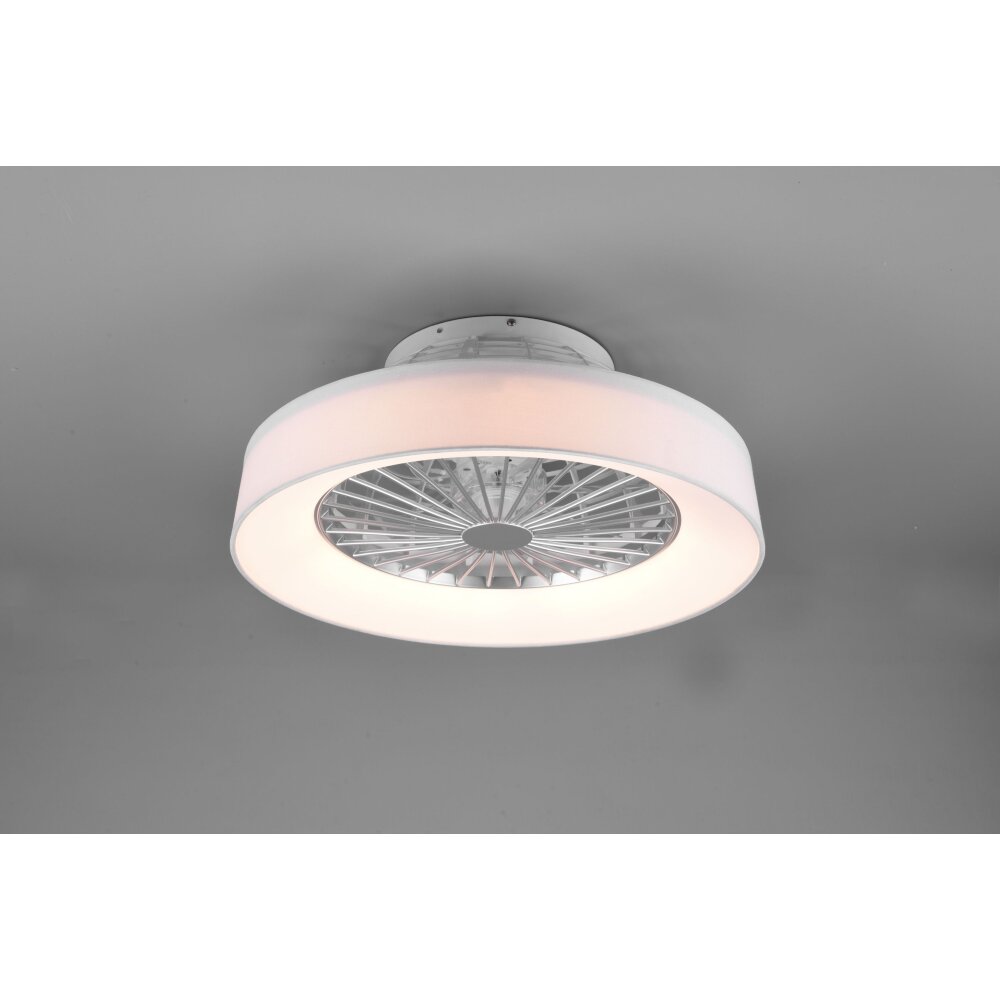 Reality Farsund Ventilador de techo LED Blanca, 1 luz, Mando a distancia main product photo