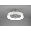 Reality Farsund Ventilador de techo LED Blanca, 1 luz, Mando a distancia