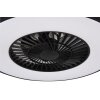 Reality Halmstad Ventilador de techo LED Negro, 1 luz, Mando a distancia