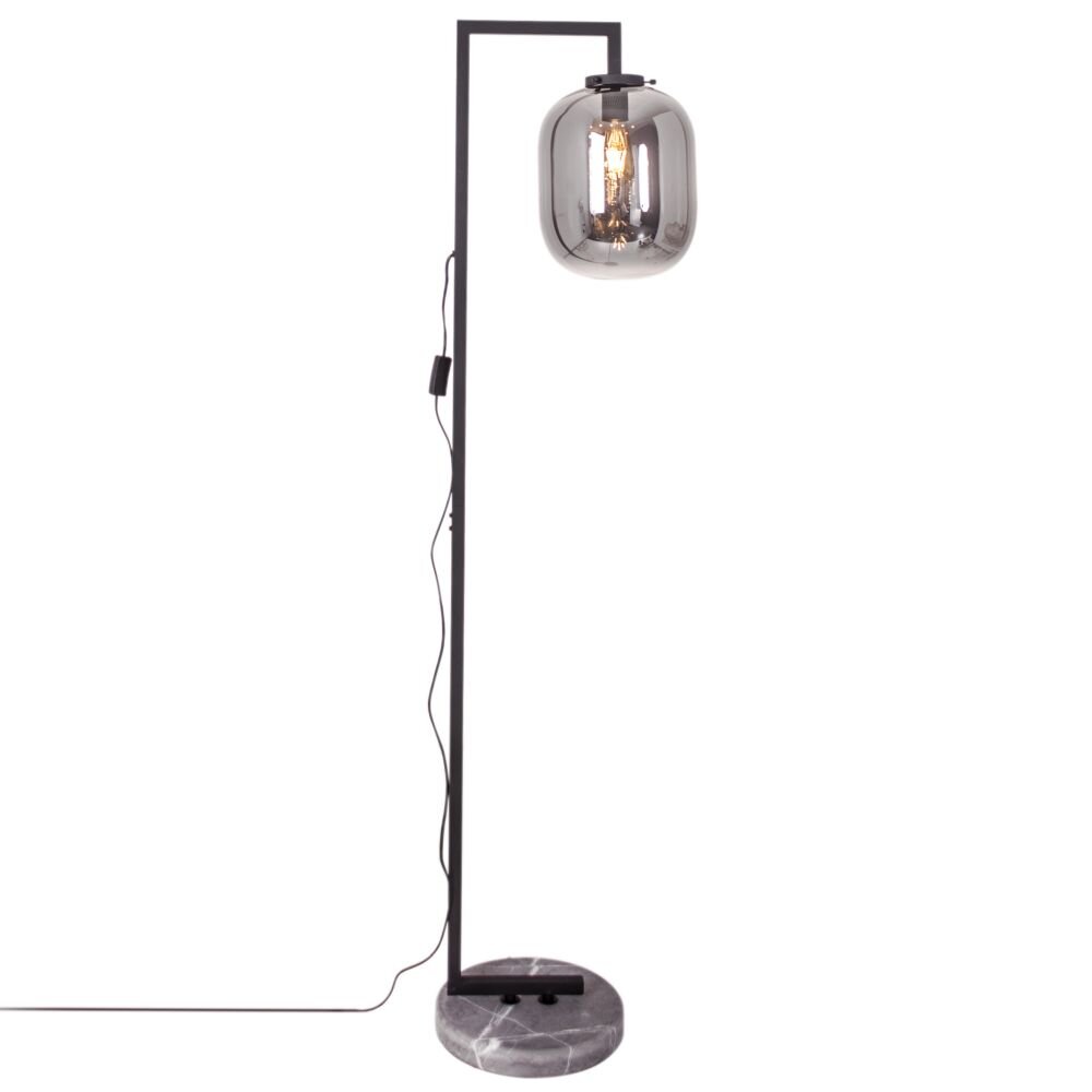 Lámpara de Pie By Rydens Leola Aspecto marmol, Negro, 1 luz main product photo