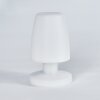 Vallardo Lámpara de mesa LED Blanca, 1 luz