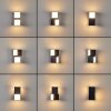 Swanek Aplique para exterior LED Negro, 1 luz