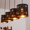 Trasancos Lámpara Colgante Color cobre, Negro, 4 luces