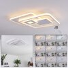 Panchita Lámpara de Techo LED Blanca, 1 luz, Mando a distancia
