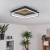 Taxmido Lámpara de Techo LED Negro, 1 luz