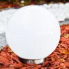 Solar Lámpara esféricas LED Acero inoxidable, 2 luces