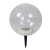 Globo Solar Lámpara esféricas LED Negro, 30 luces