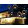 Globo Juego de 16 luces solares LED Transparente, 1 luz