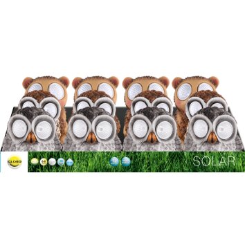 Globo Juego de 12 luces solares LED Transparente, 2 luces