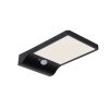 Lucide BASIC Aplique para exterior LED Negro, 1 luz, Sensor de movimiento