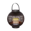 Globo DON Lámpara solar LED Negro, 1 luz