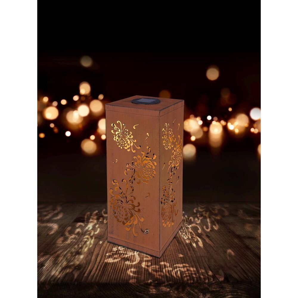 Globo REX Lámpara solar LED Color óxido, 1 luz main product photo