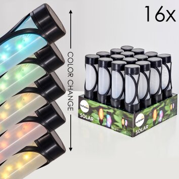 Luz solar set Lakeland LED Negro, 1 luz