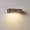 Aplique para exterior Attu LED Níquel-mate, 1 luz, Sensor de movimiento