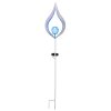 Globo SOLAR Lámpara solar LED Plata, 1 luz