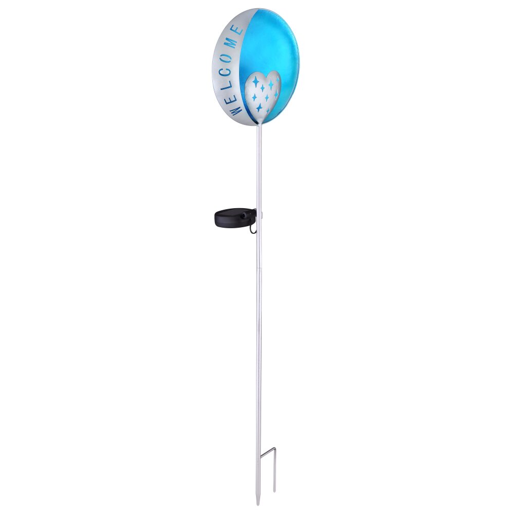 Globo Lámpara solar LED Azul, Negro, 1 luz main product photo