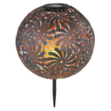 Globo SOLAR Lámpara solar LED Negro, 1 luz