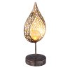 Globo SOLAR Lámpara solar LED Antiguo, dorado, 1 luz