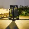 Arnhem Lámpara solar LED Negro, 1 luz