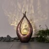 Benevento Lámpara solar LED Bronce, 1 luz