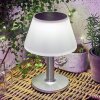Alcudia Lámpara solar LED Blanca, 1 luz