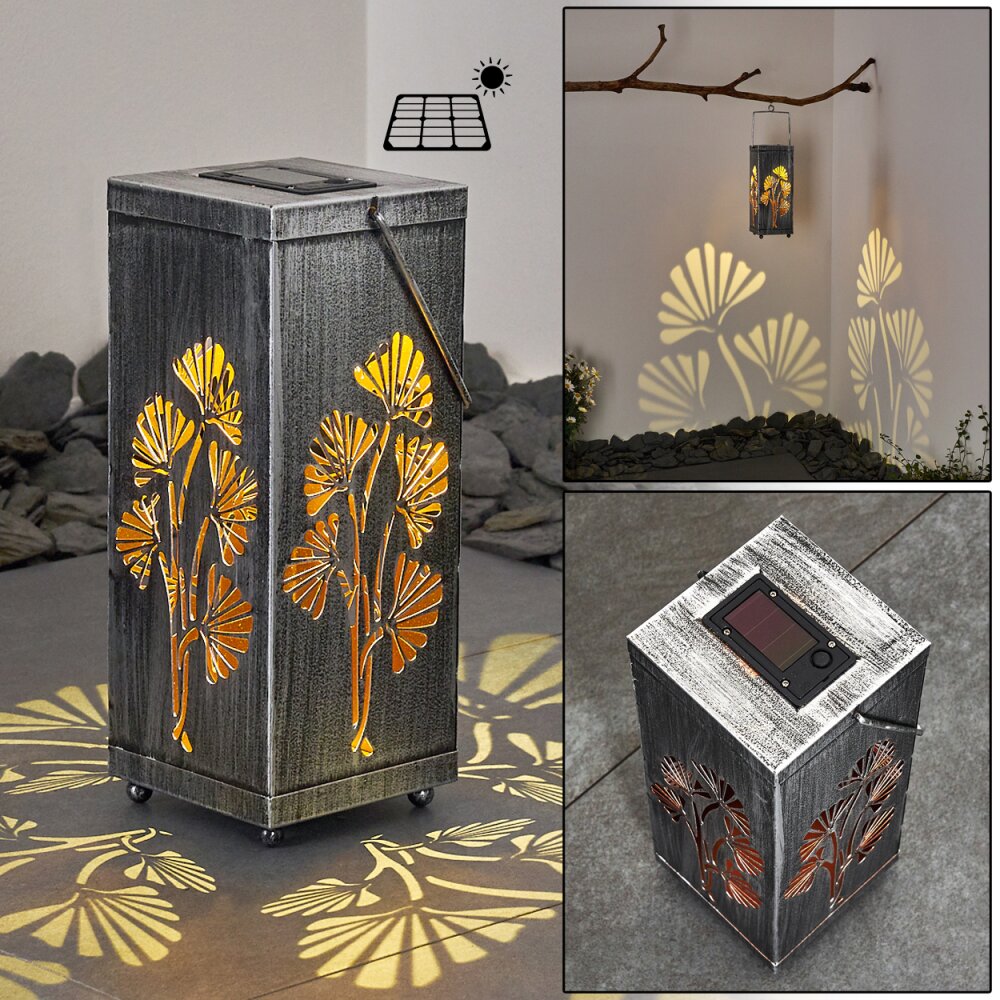 Parikia Lámpara solar LED Cobre, Plata, 1 luz main product photo