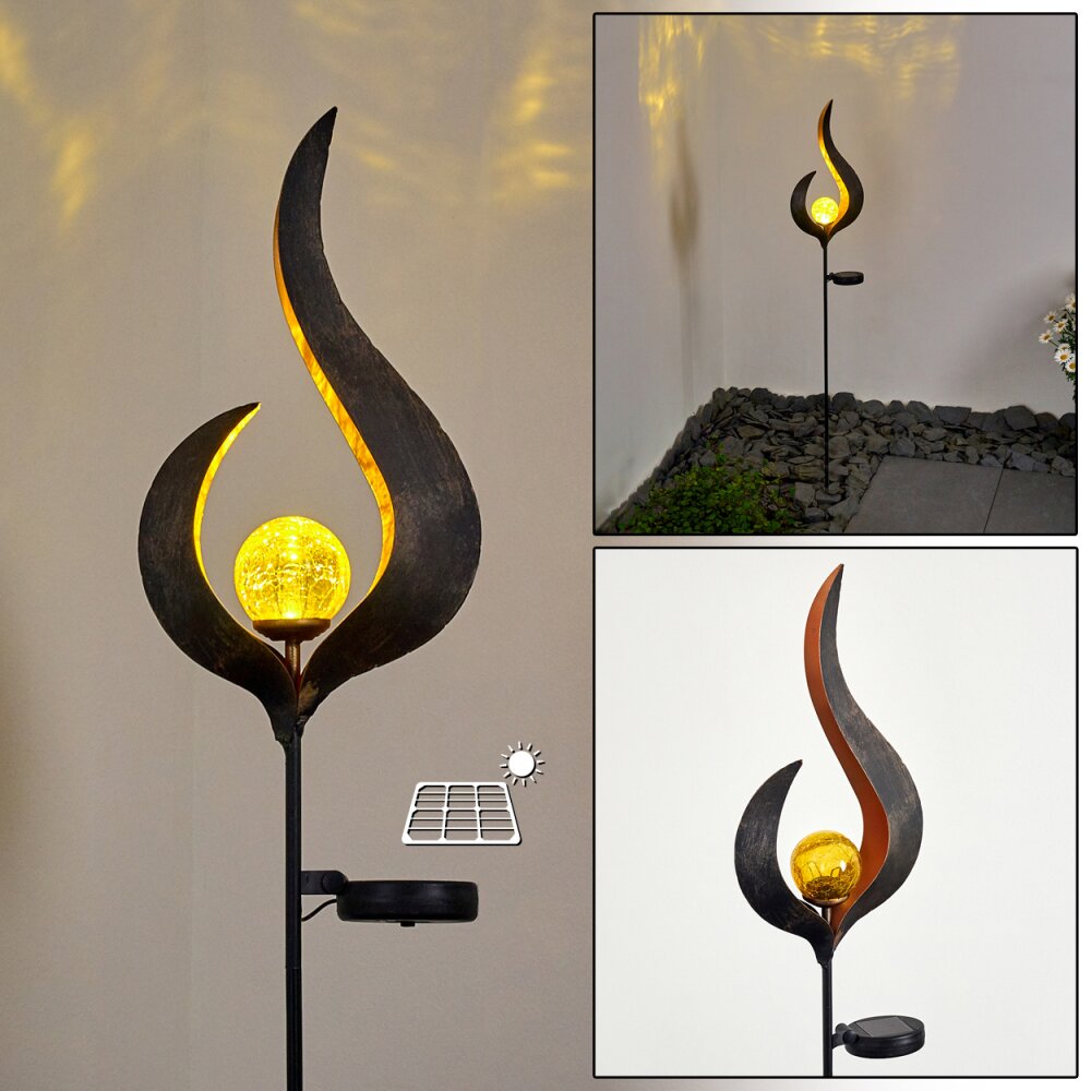 Rovinj Lámpara solar LED Antracita, Cobre, 1 luz main product photo