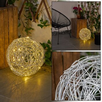 Rapallo Lámpara solar LED, 30 luces