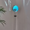 Lodz Lámpara solar Azul, Negro, 1 luz