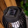 Joinville Lámpara solar LED Negro, 1 luz