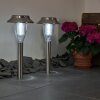 Rovigo Lámpara solar LED Níquel-mate, 1 luz