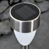 Gorizia Lámpara solar LED Acero inoxidable, 3 luces