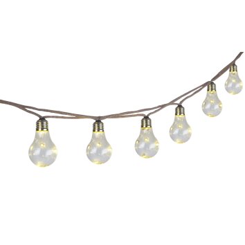 Globo SOLAR Tira de luces LED Marrón, 10 luces