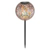 Globo Lámpara solar LED Plata, 1 luz