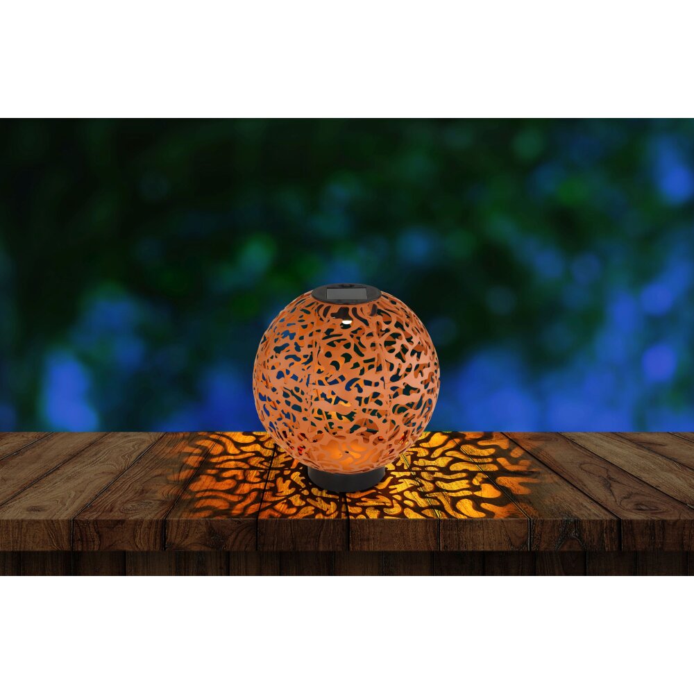 Globo Lámpara solar LED Negro, 1 luz main product photo